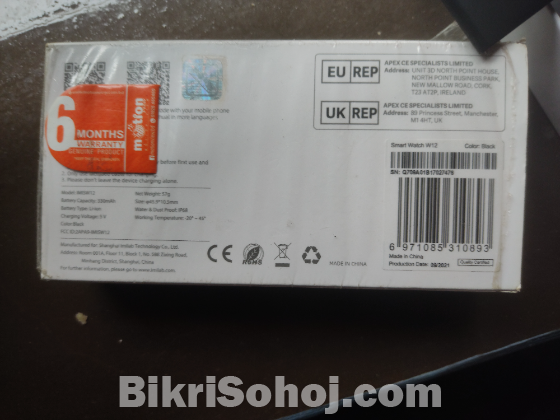 Imilab W12 Smart Watch